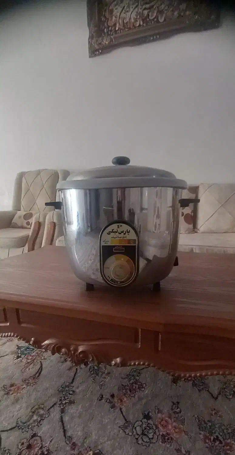 یک عدد پلوپز دوکاره ۱۸نفره و یک درختچه نخل|ظروف پخت‌وپز|خرم‌آباد, |دیوار