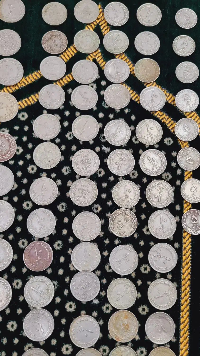 سکه‌های قدیمی|کلکسیون سکه، تمبر، اسکناس|گرگان, |دیوار