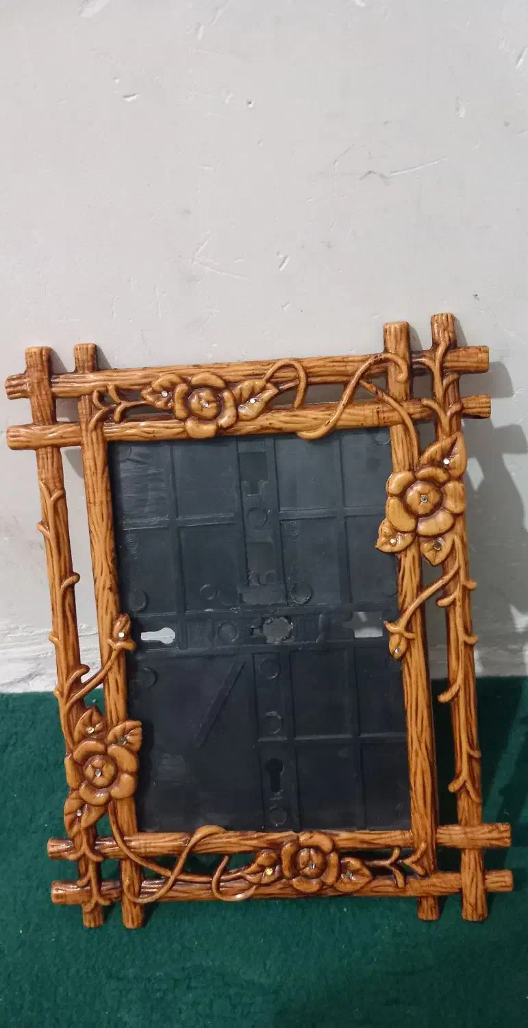 قاب عکس طرح چوب|تابلو، نقاشی، عکس|شیروان (خراسان), |دیوار