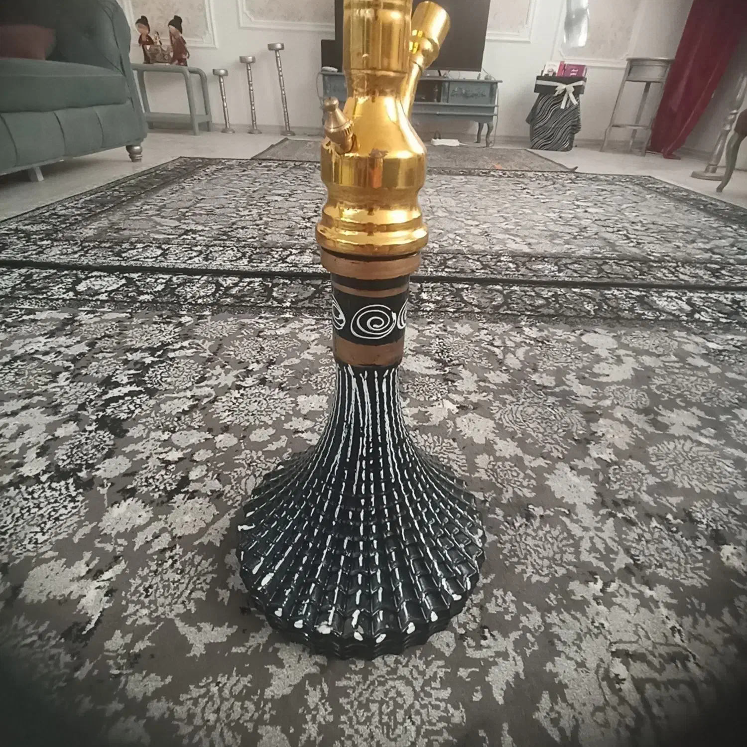 قلیون سلطنتی بزرگ|صنایع دستی و سایر لوازم تزئینی|مشهد, الهیه|دیوار