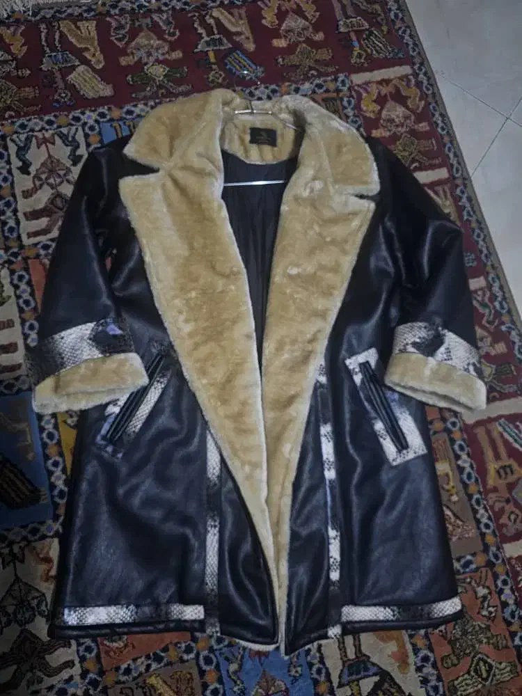 پالتوی چرم خزدار|لباس|تهران, نیکنام|دیوار