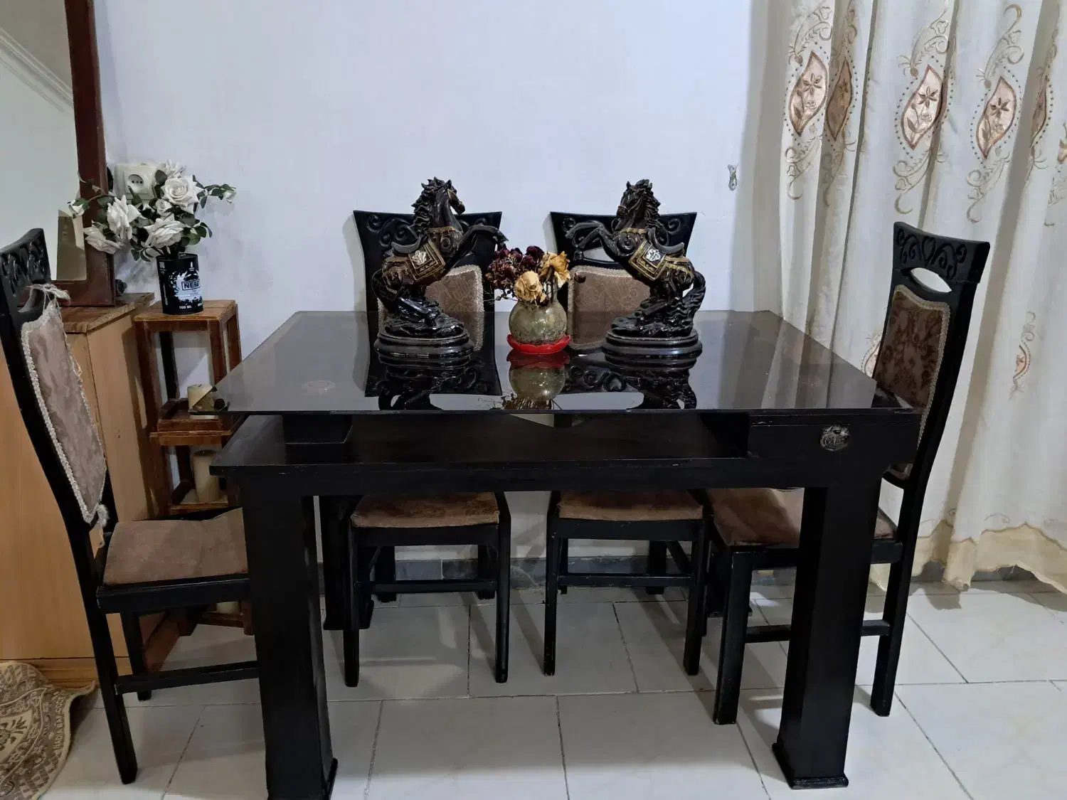 میز نهارخوری|میز و صندلی غذاخوری|خرمشهر, |دیوار