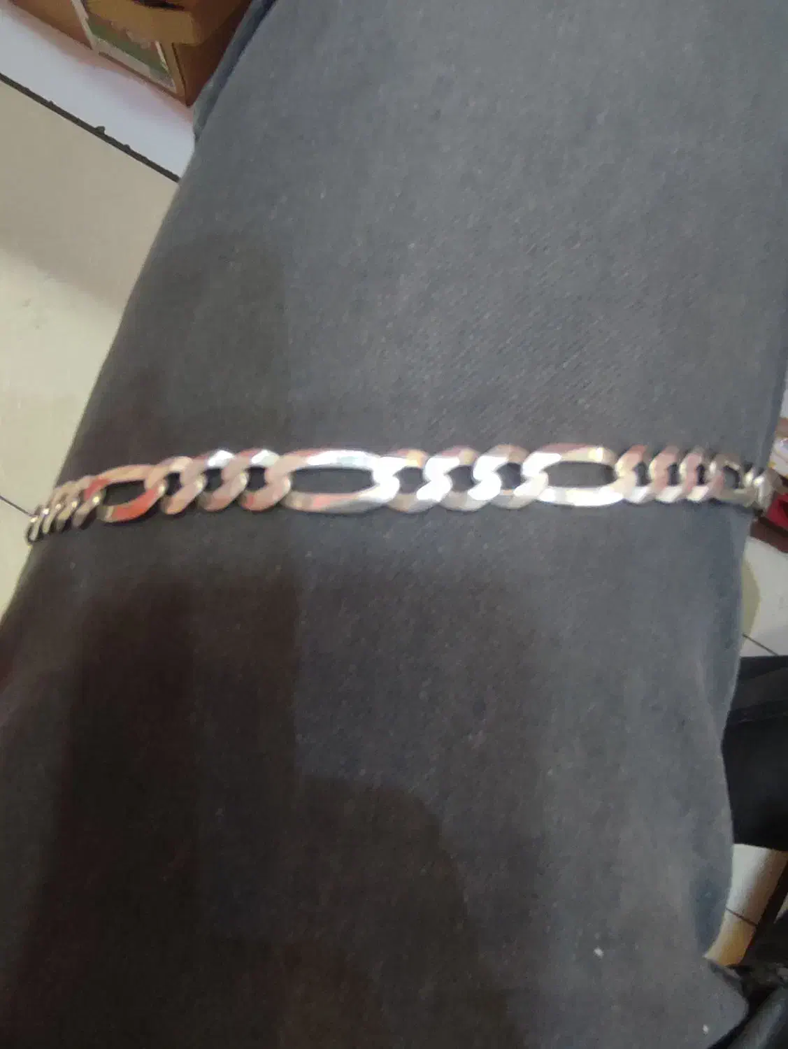 دستبند نقره ی ایتالیایی مدل فیگارو   925|بدلیجات|کرج, ساماندهی|دیوار