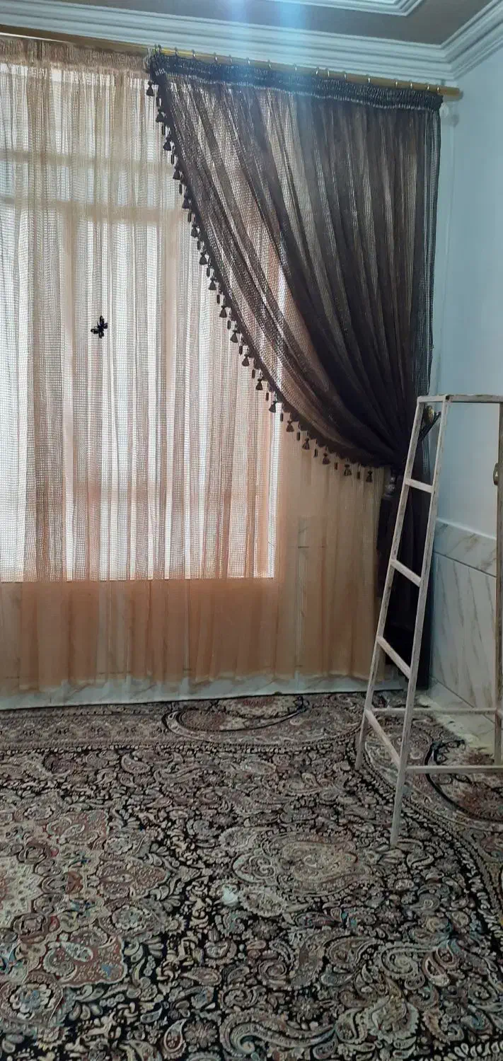 یک عدد پرده یک دستک|پرده، رانر، رومیزی|فردوس (خراسان), |دیوار