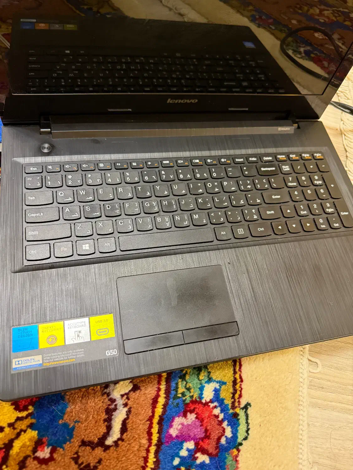 لپ تاپ لنوو j50 70در حد نو سالم|رایانه همراه|تبریز, |دیوار