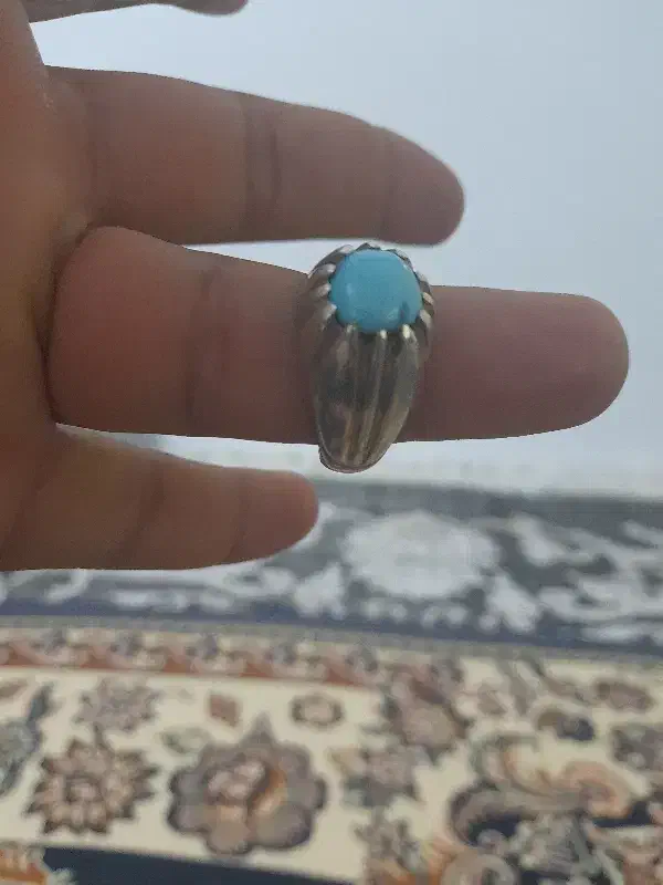 انگشتر نقره فیروزه|جواهرات|پاکدشت, پاکدشت (مامازند)|دیوار