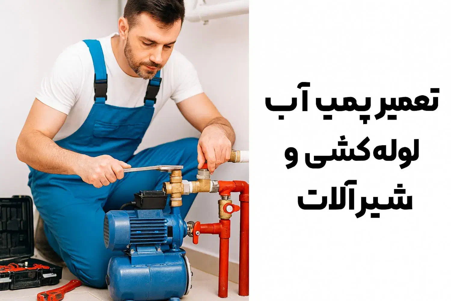 نصب و تعمیر پمپ آب، شیرالات و تصفیه آب خانگی|خدمات پیشه و مهارت|بندرعباس, |دیوار