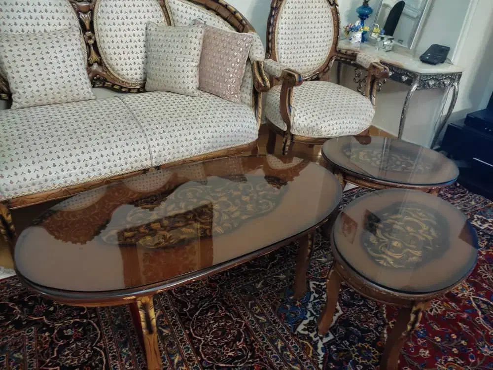 مبل استیل ۹ نفره|مبلمان خانگی و میز عسلی|تهران, سردارجنگل|دیوار