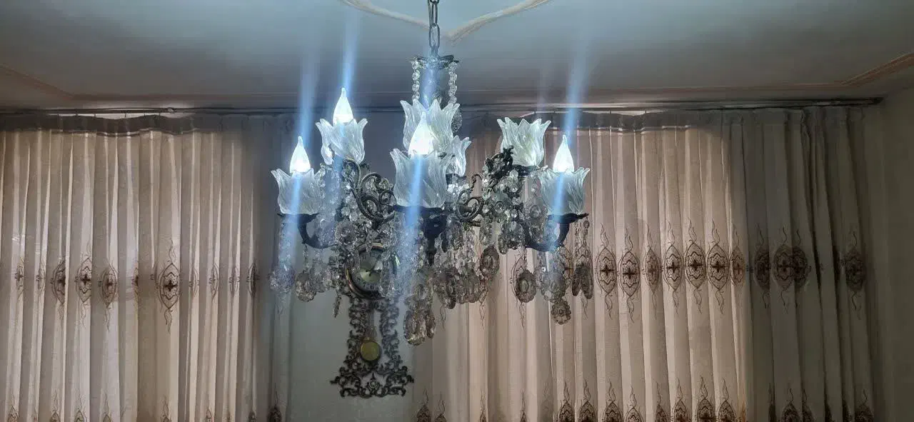 لوستر برنز اصل|لوستر و چراغ آویز|خرمآباد, |دیوار