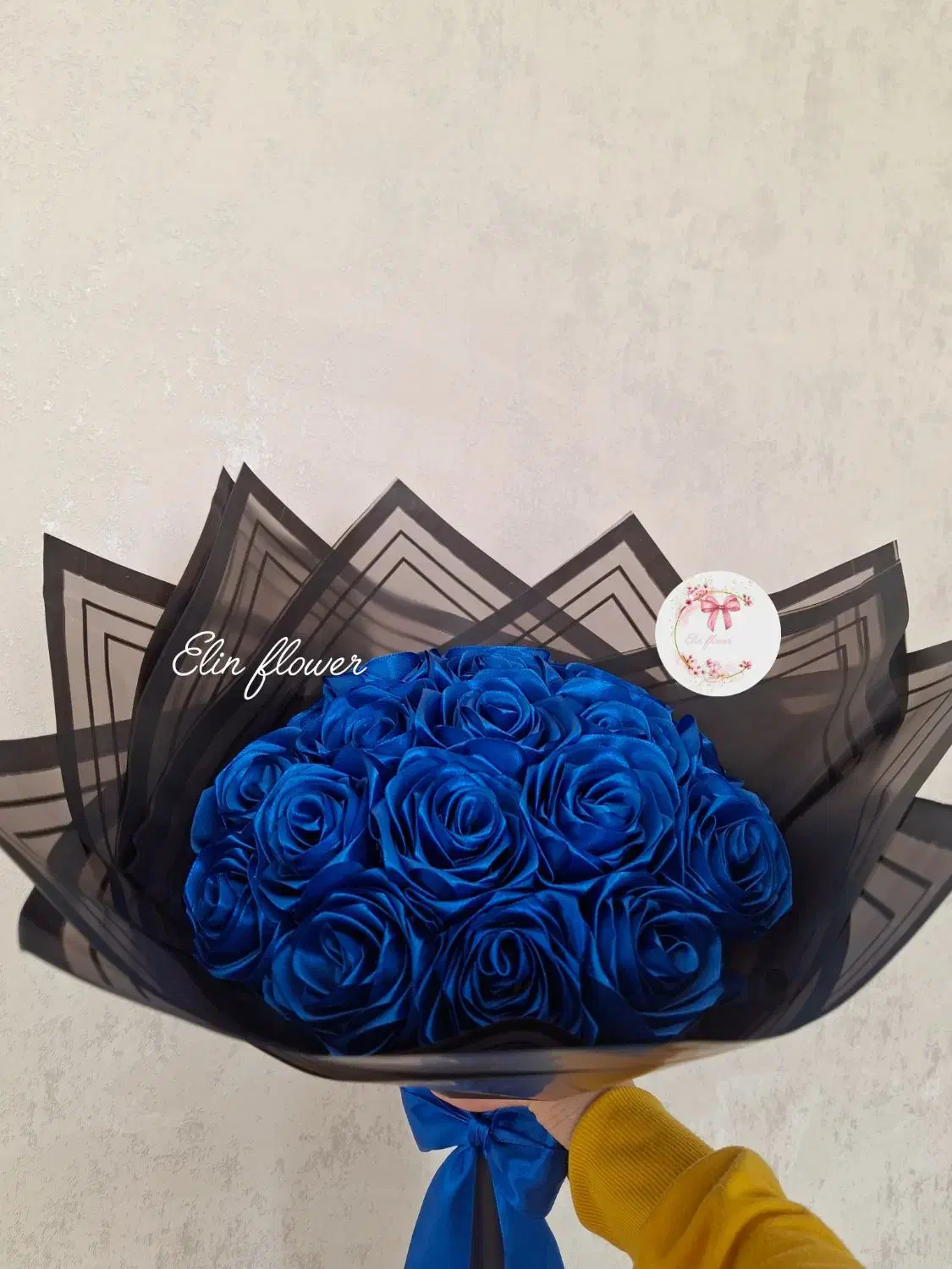 گل روبانی و پروانه|گل مصنوعی|تبریز, |دیوار