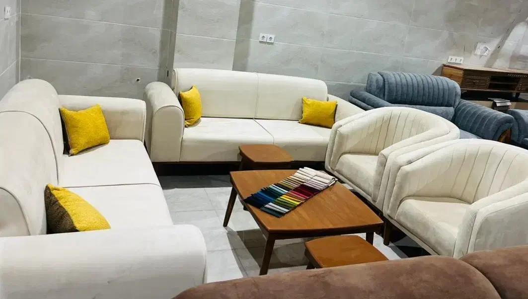 مبل مینیمال صدفی (مبلمان رویال)|مبلمان خانگی و میز عسلی|برازجان, |دیوار