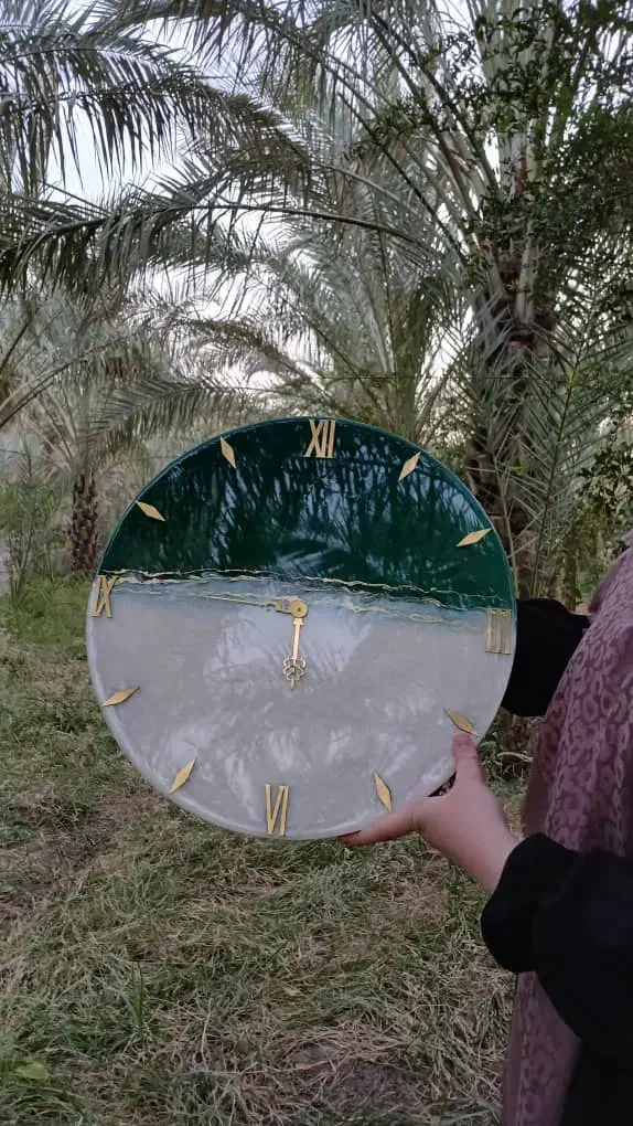 انواع ساعت دیواری رزینی همراه با ست جاکلیدی|ساعت دیواری و تزئینی|بهبهان, |دیوار