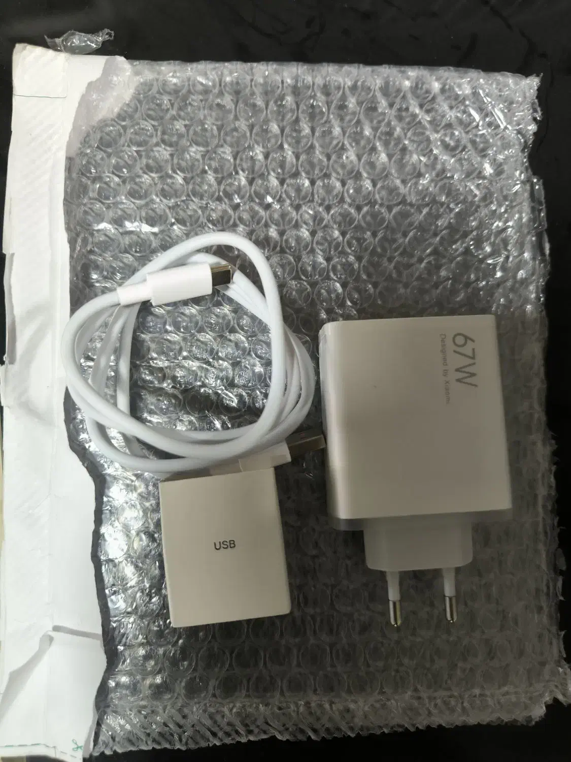 شارژر ۶۷ وات نو فقط کارتون ندارد|لوازم جانبی موبایل و تبلت|برخوار, |دیوار