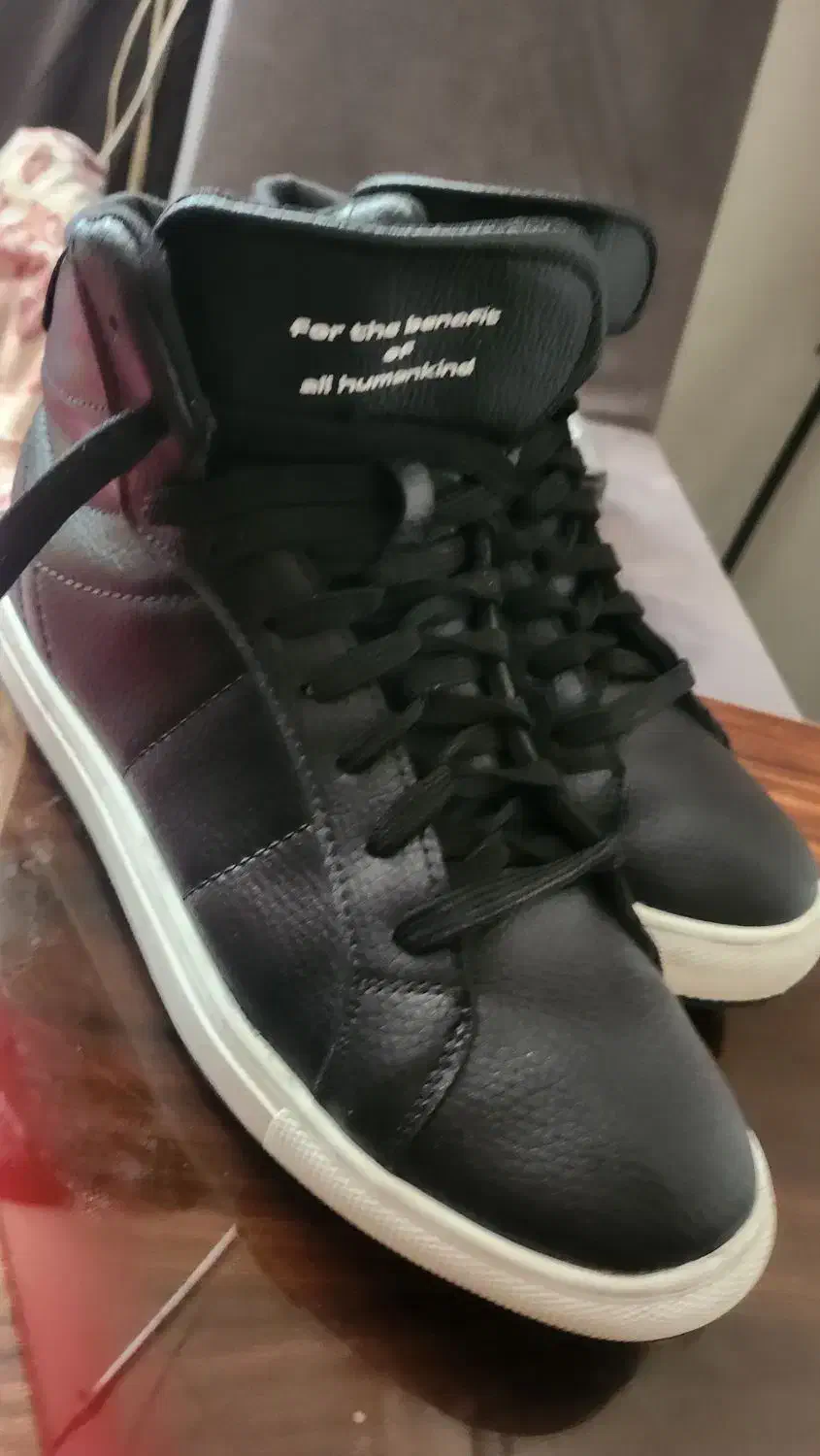 نیم بوت بادورسفید مشکی رنده کد۱۰۲|کیف، کفش، کمربند|ارومیه, |دیوار