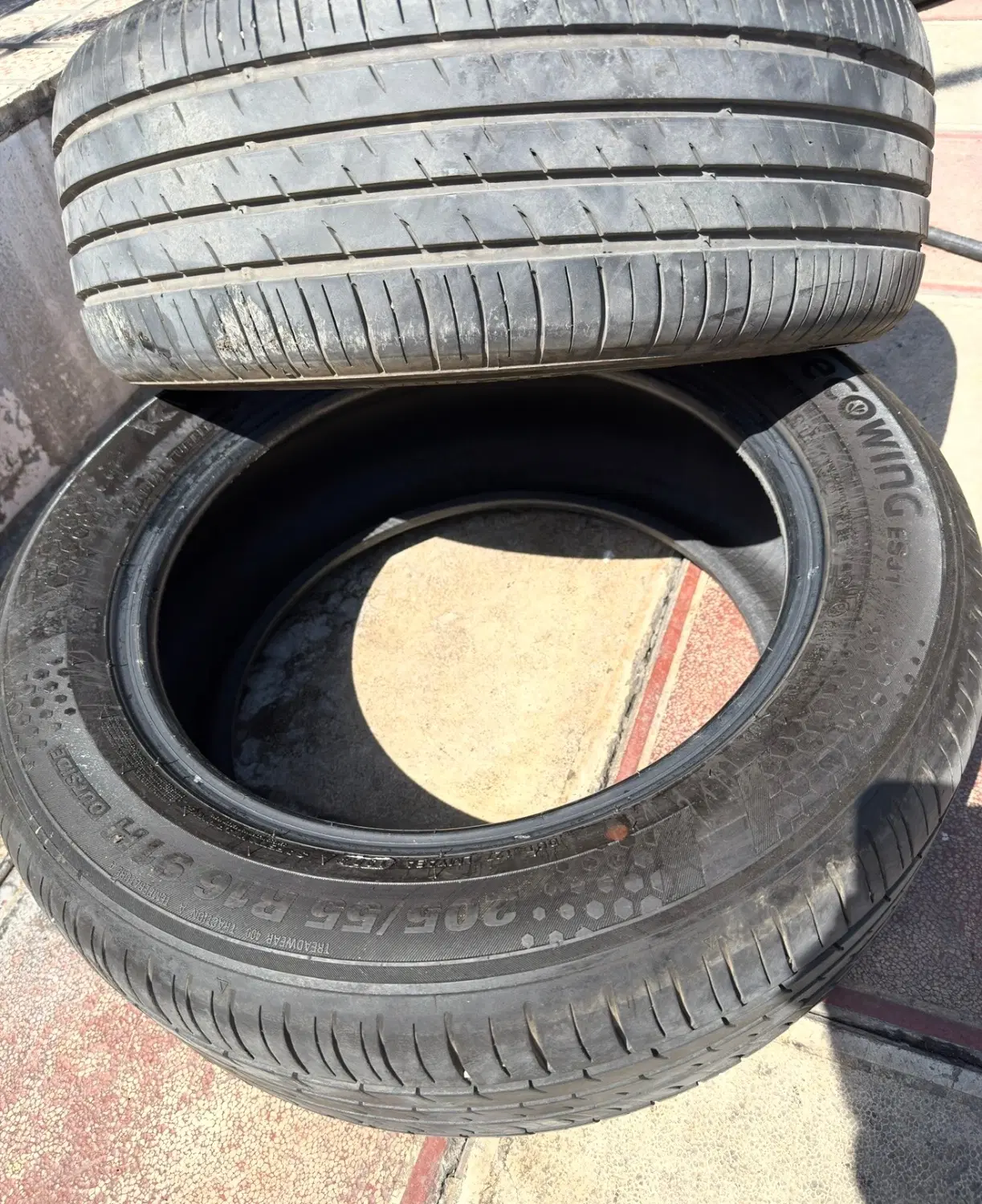 یک جفت لاستیک کمهو 205/55R16|قطعات یدکی و لوازم جانبی|تهران, تهرانویلا|دیوار