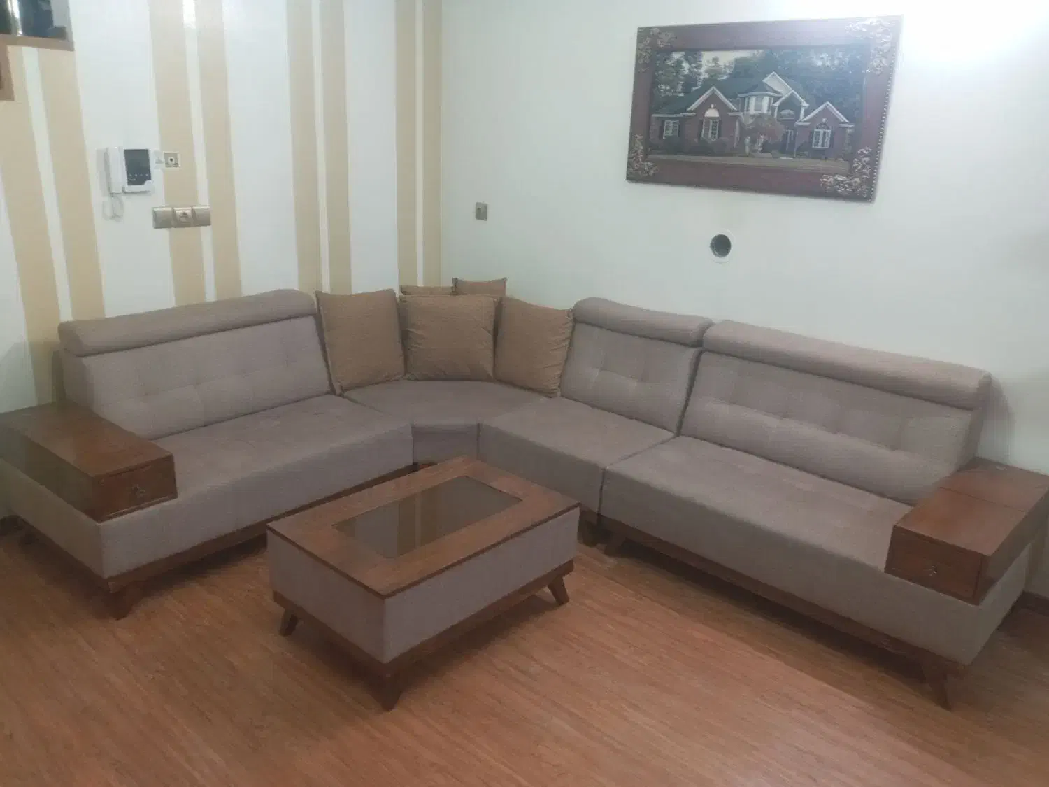 مبل ال|مبلمان خانگی و میز عسلی|برخوار, |دیوار