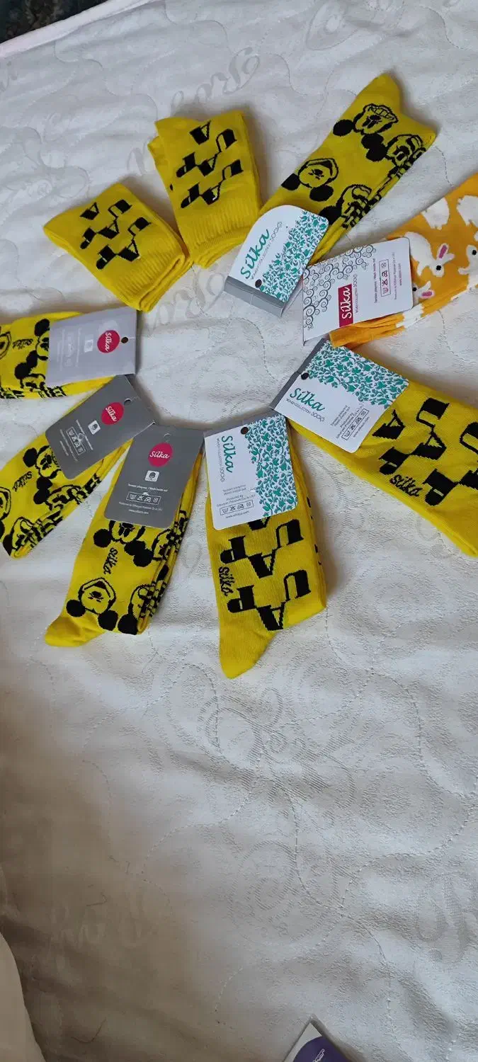 جوراب زرد عقدی|لباس|تبریز, |دیوار