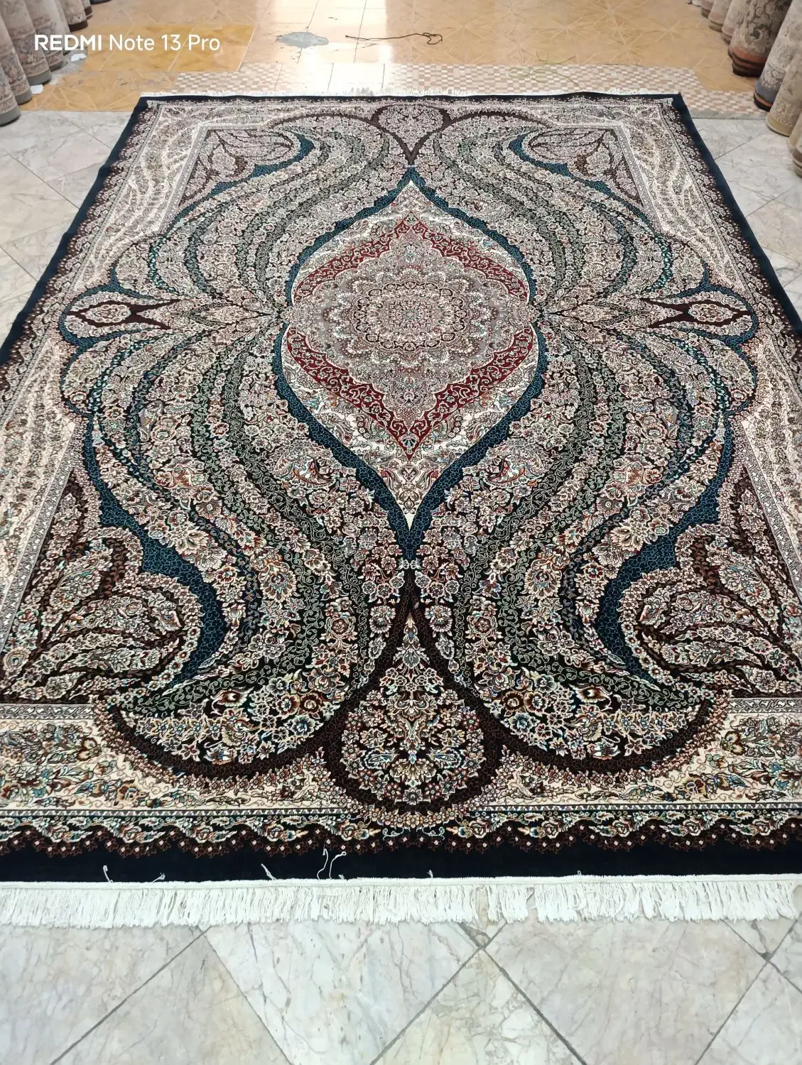 فرش دانا/جفت فرش ۱۲متری ۷۰۰شانه تمام نخ|فرش|مشهد, ایثارگران|دیوار