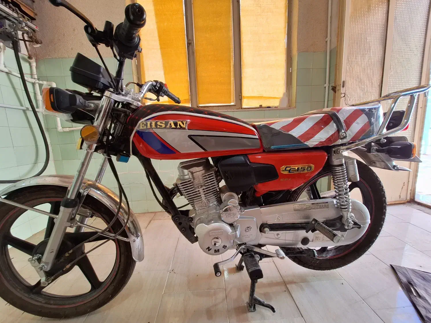 احسان 150 مدل 1403 قرمز|موتورسیکلت|میبد, |دیوار