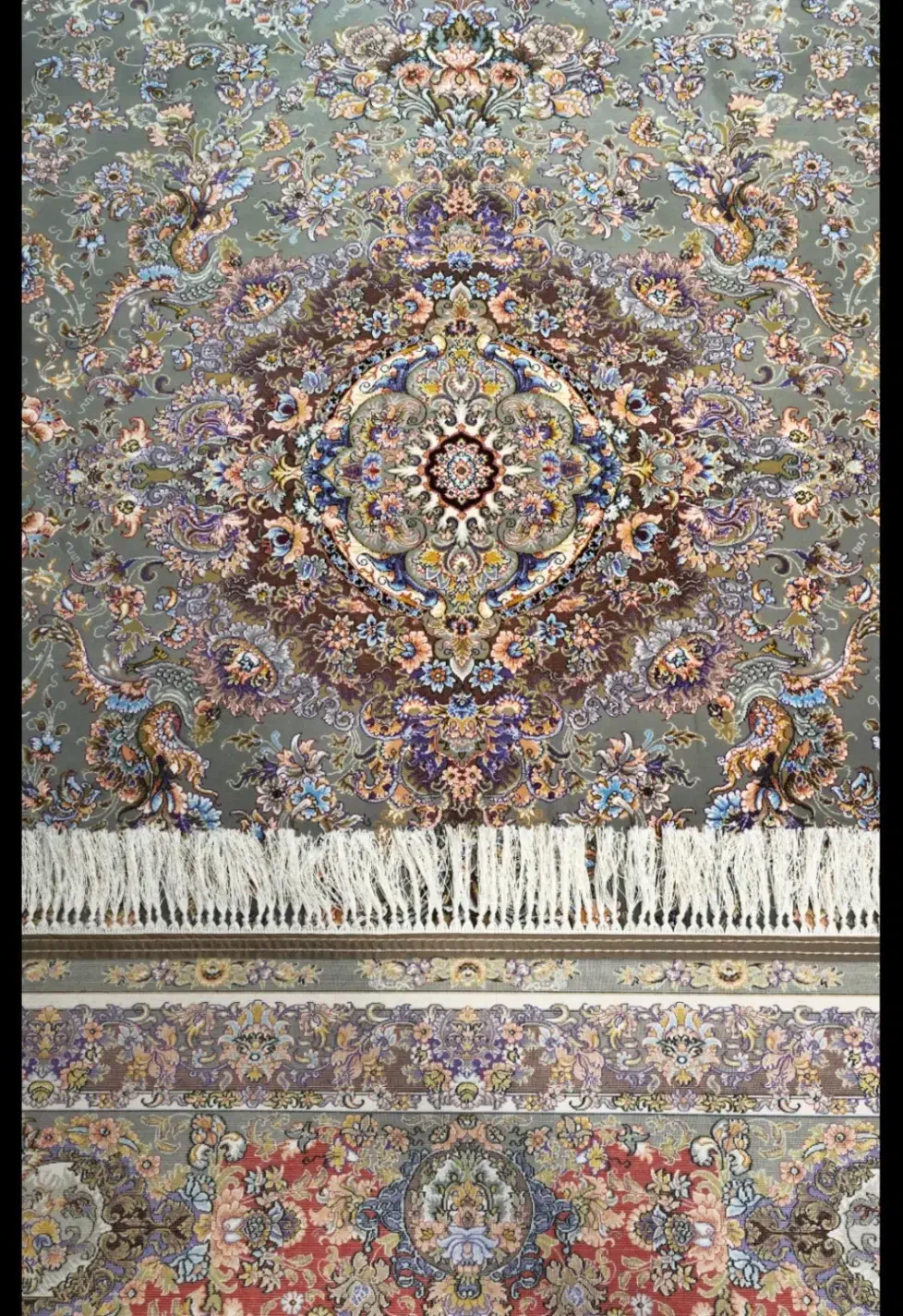 فرش ماشینی کشمیر الدورادو،خطیبی الماسی|فرش|بناب, |دیوار