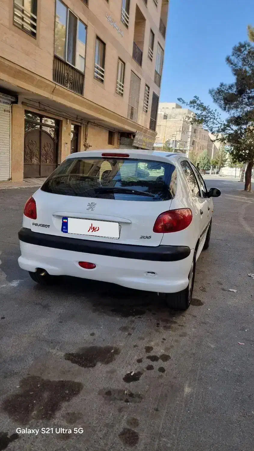 206 تیپ 2 1399 بدون رنگ|خودرو سواری و وانت|اندیشه, اندیشه فاز ۱|دیوار