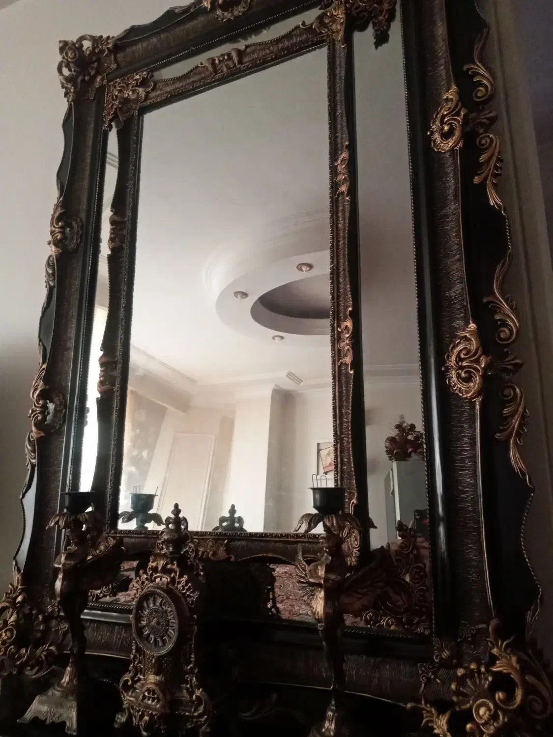 آینه ومیزکنسول|بوفه، ویترین، کنسول|قدس, شهر‌قدس|دیوار