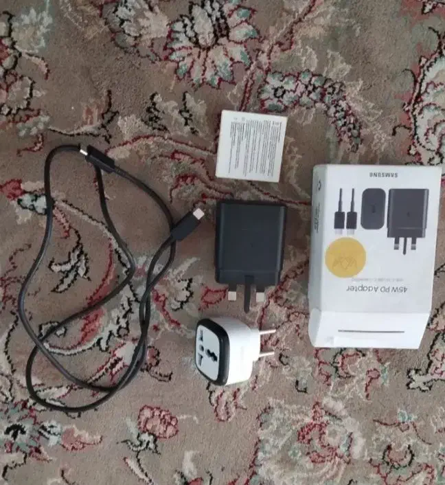 شارژر اصلی سامسونگ ۴۵وات|لوازم جانبی موبایل و تبلت|قم, چهل درخت‎|دیوار