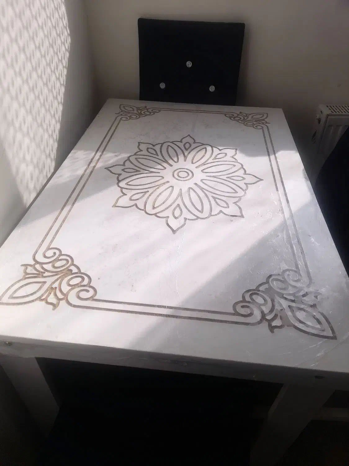 میز نهار خوری ۴ نفره سورمه ای|میز و صندلی غذاخوری|گلبهار, نوبهار|دیوار