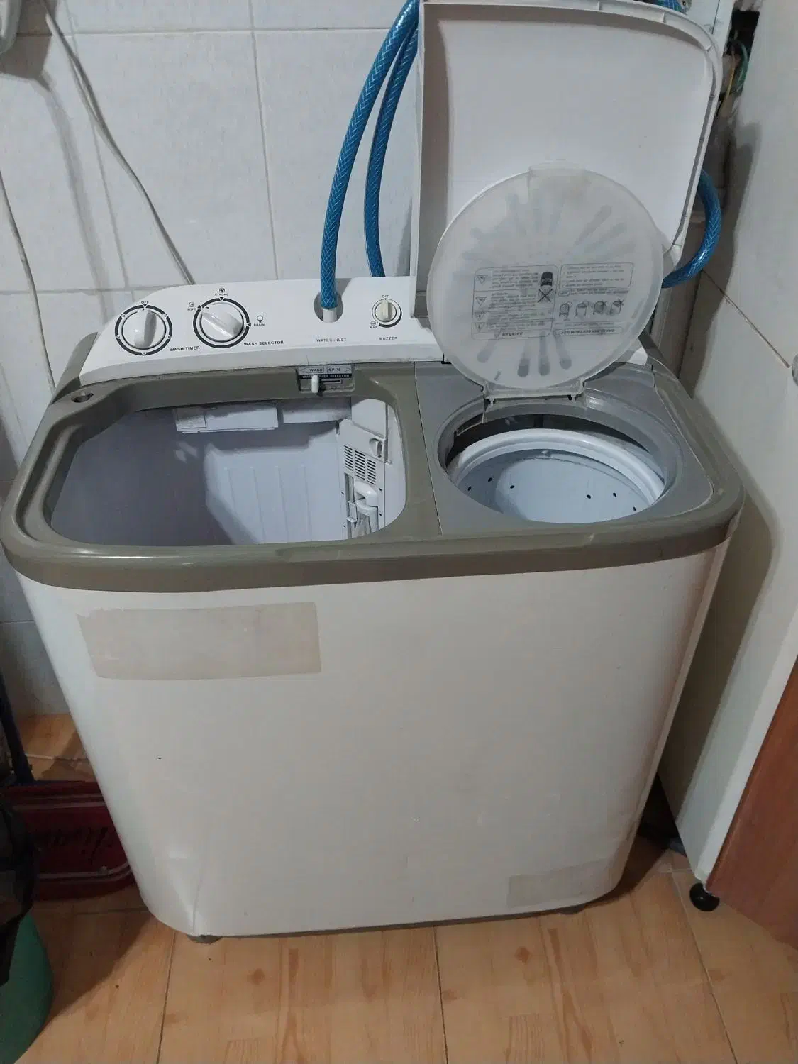 لباسشویی دوقلوی هایر7کیلویی درحدنوکاملا سالم|ماشین لباسشویی و خشککن لباس|جهرم, |دیوار