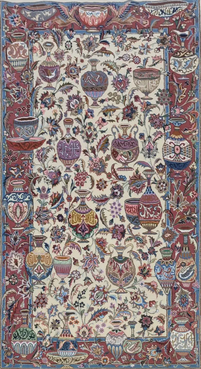 قالیچه دستباف 4متری زیرخاکی|فرش|کاشمر, |دیوار