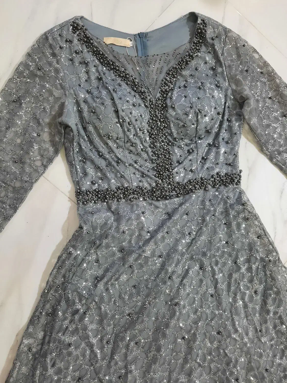 لباس مجلی بلند مروارید دوزی|لباس|پاکدشت, پاکدشت (مامازند)|دیوار