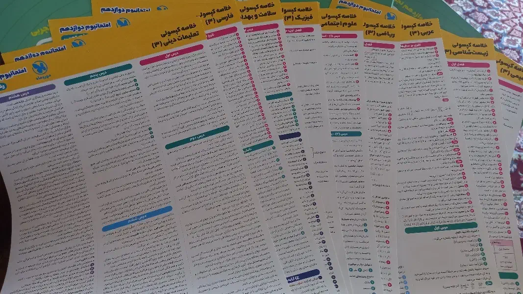 نهایی دوازدهم تجربی|کتاب و مجله آموزشی|مشگین شهر, |دیوار