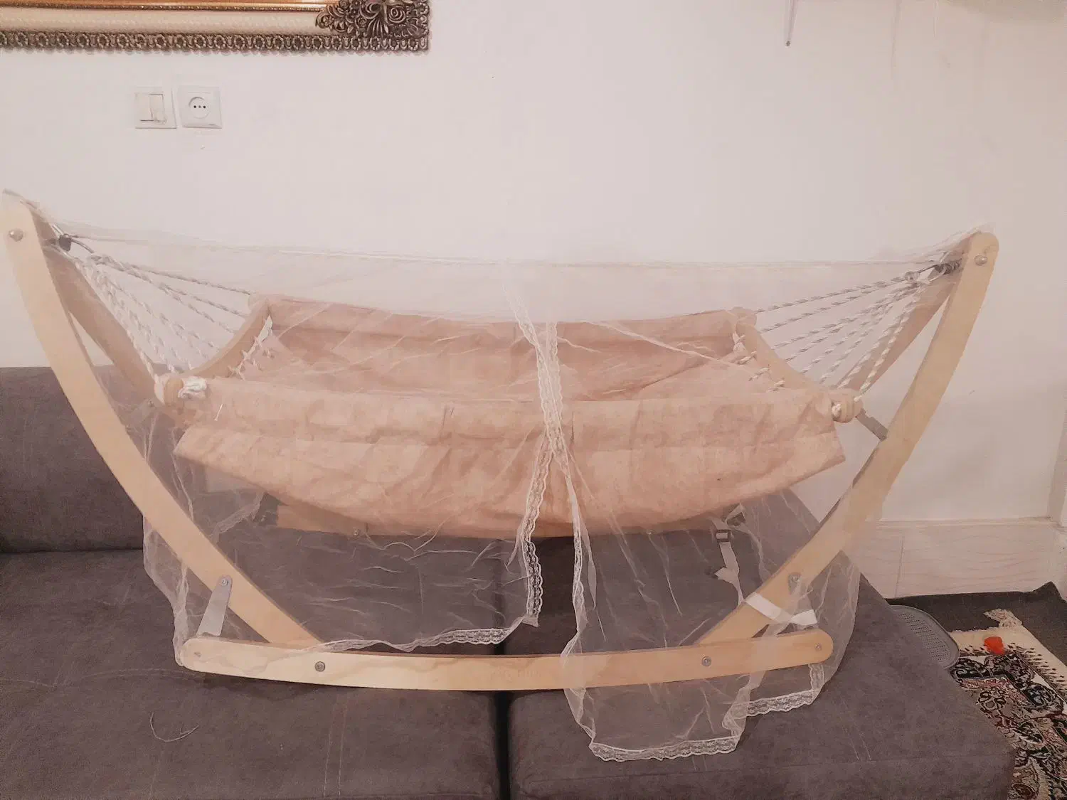 گهواره آسای بانوج|تخت و سرویس خواب|مشهد, شهید آوینی|دیوار