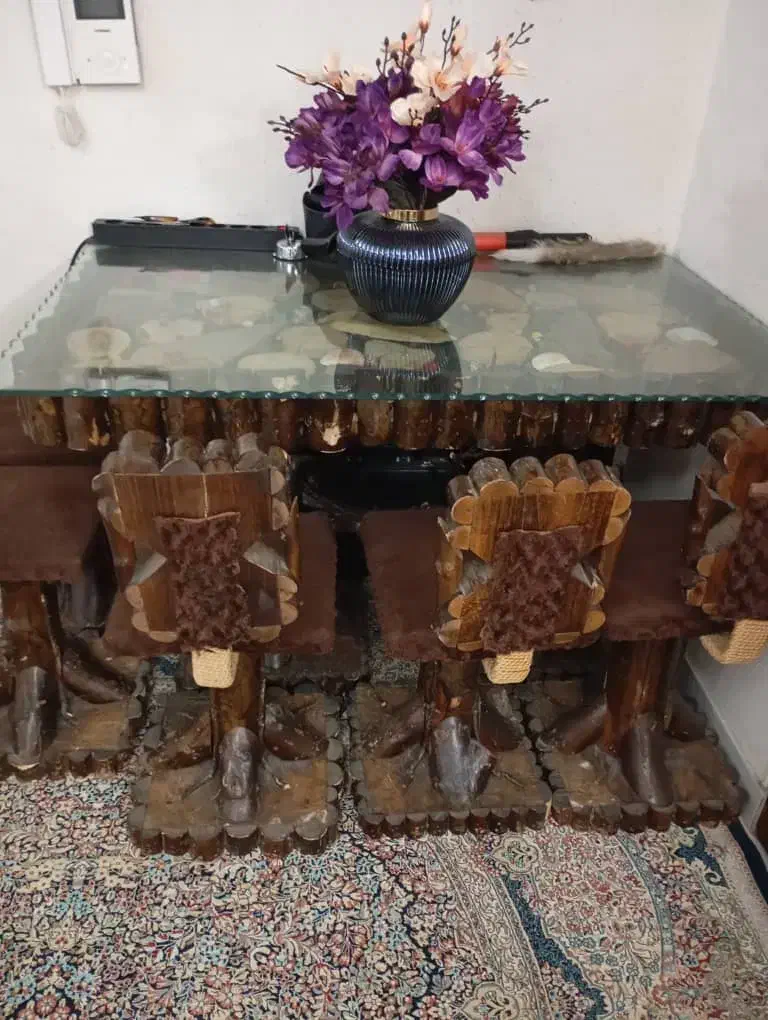 میز ناهار خوری جنگلی/قیمت توافقی|میز و صندلی غذاخوری|تهران, مسعودیه|دیوار