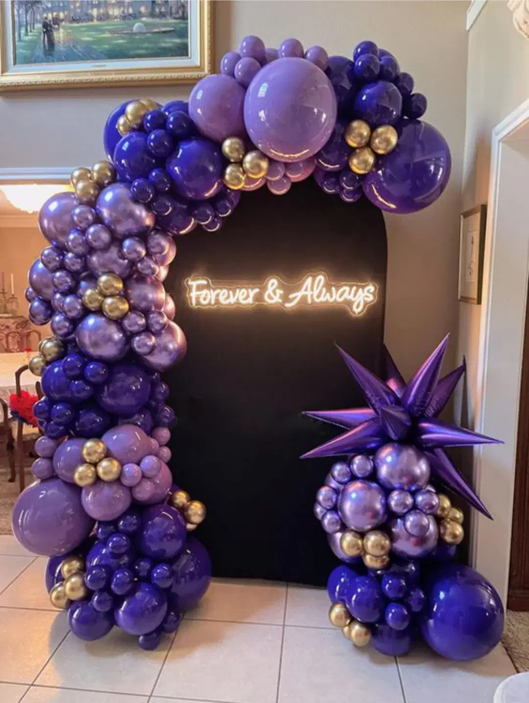 بادکنک آرایی|خدمات پذیرایی، مراسم|رشت, چله خانه|دیوار