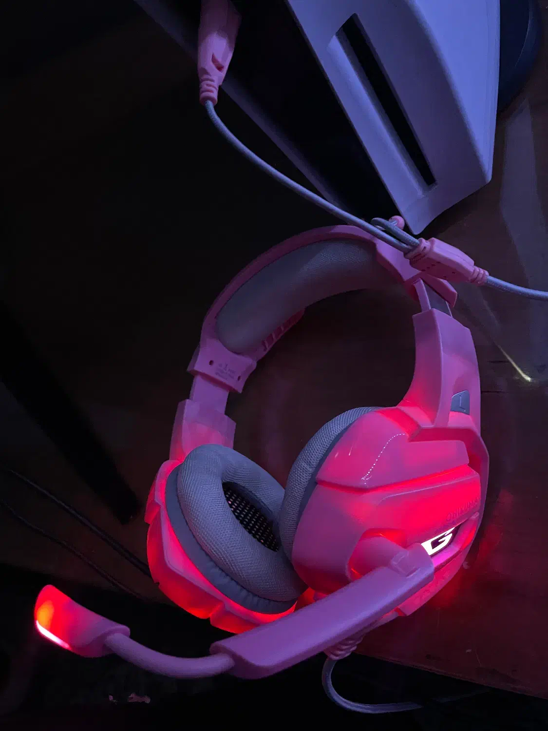 هدست گیمینگ صورتی Onikuma K5|قطعات و لوازم جانبی رایانه|تهران, پردیسان|دیوار