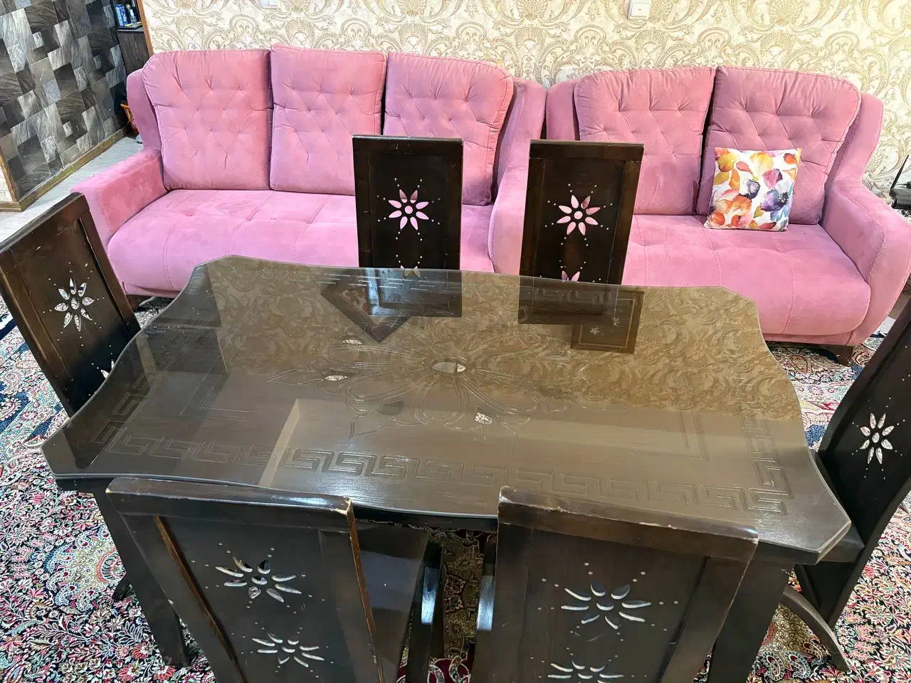 میز نهارخوری ۶ نفره|میز و صندلی غذاخوری|فردیس, شهرک شهید حسینی|دیوار