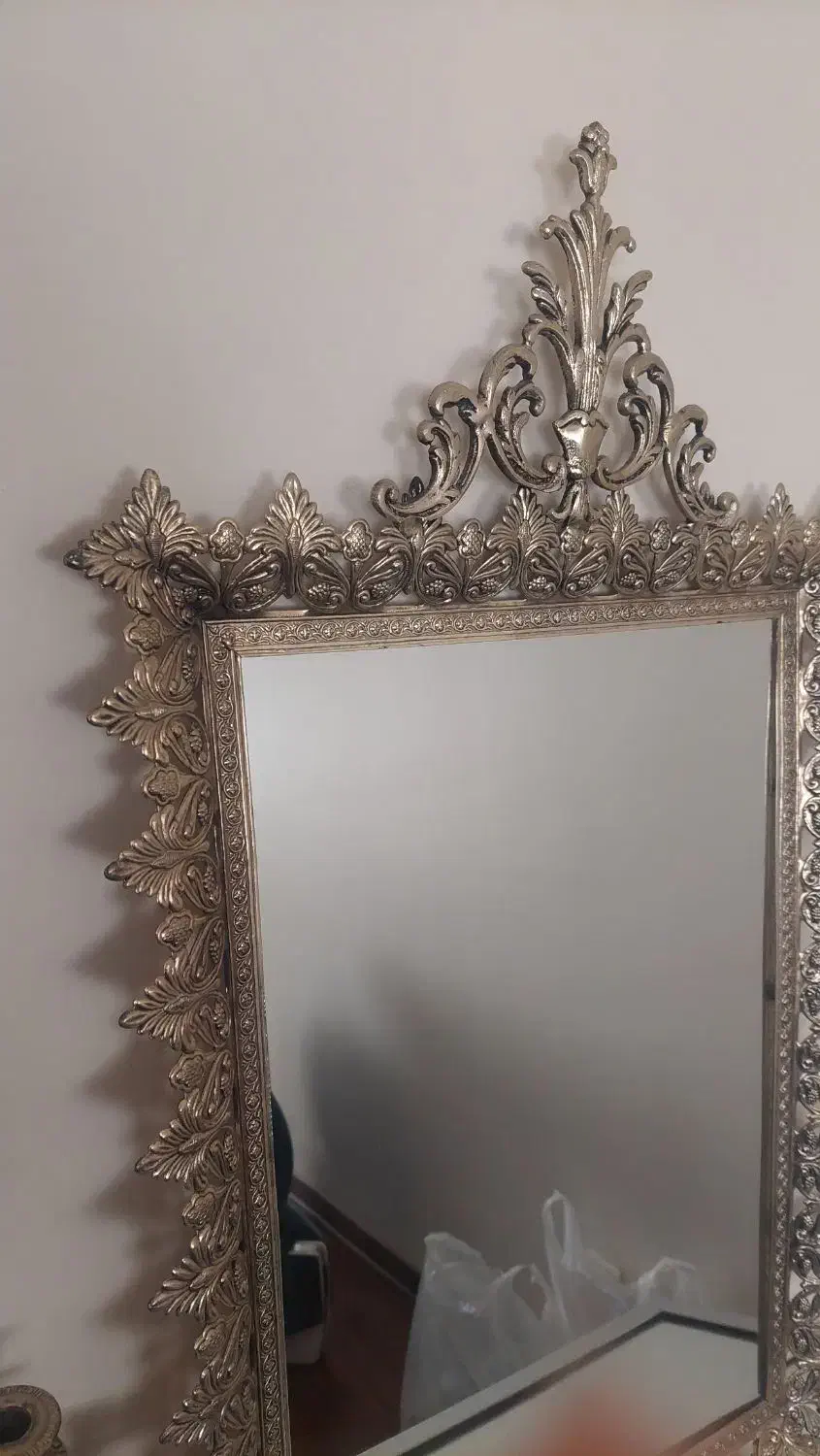 آینه وشمعدان برنز|آینه|کرج, عظیمیه|دیوار