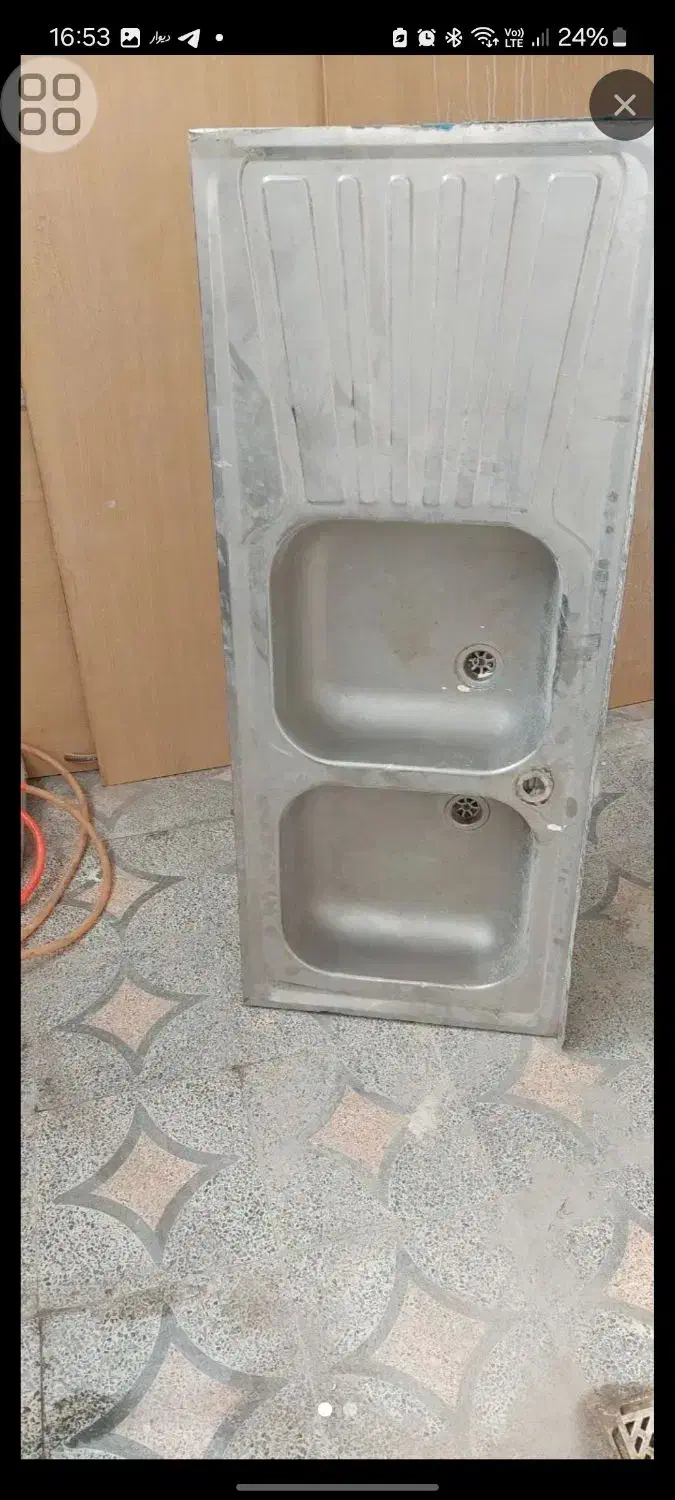 سینک وروشوی سالم قیمت باهم|لوازم سرویس بهداشتی|آستانه اشرفیه, |دیوار