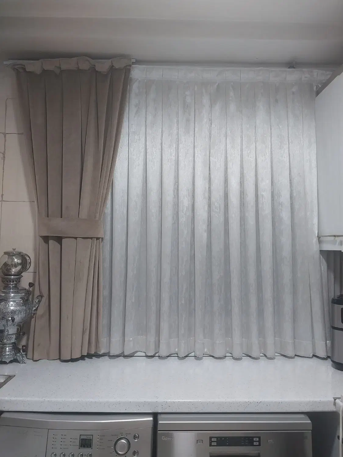 پرده آشپزخانه(پتینه)|پرده، رانر، رومیزی|اسلام‌شهر, شهرک سعیدیه|دیوار