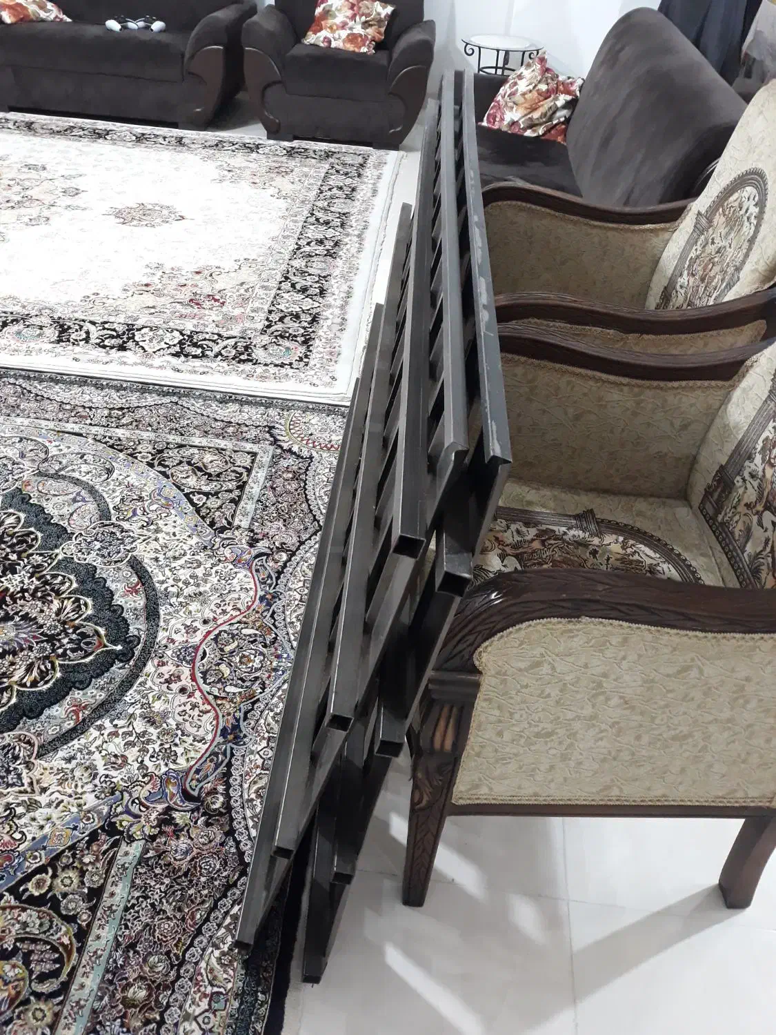 فروش کفی تخت فلزی|تخت و سرویس خواب|رشت, گلزاران|دیوار