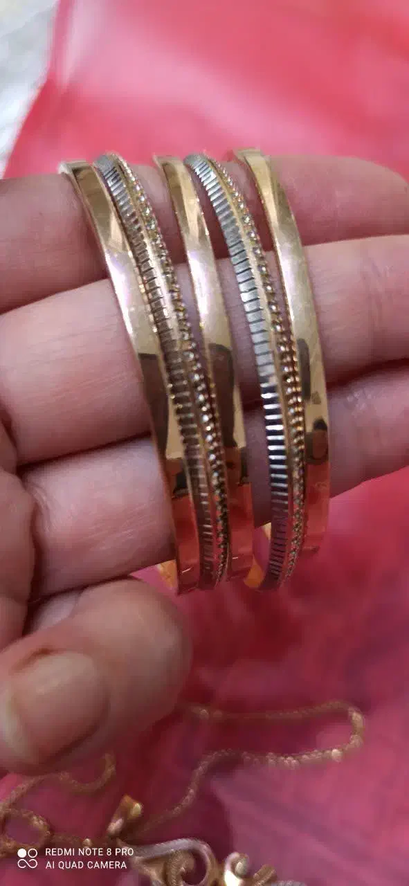 النگو طلا همگی سالم و نو|جواهرات|خرم‌آباد, |دیوار