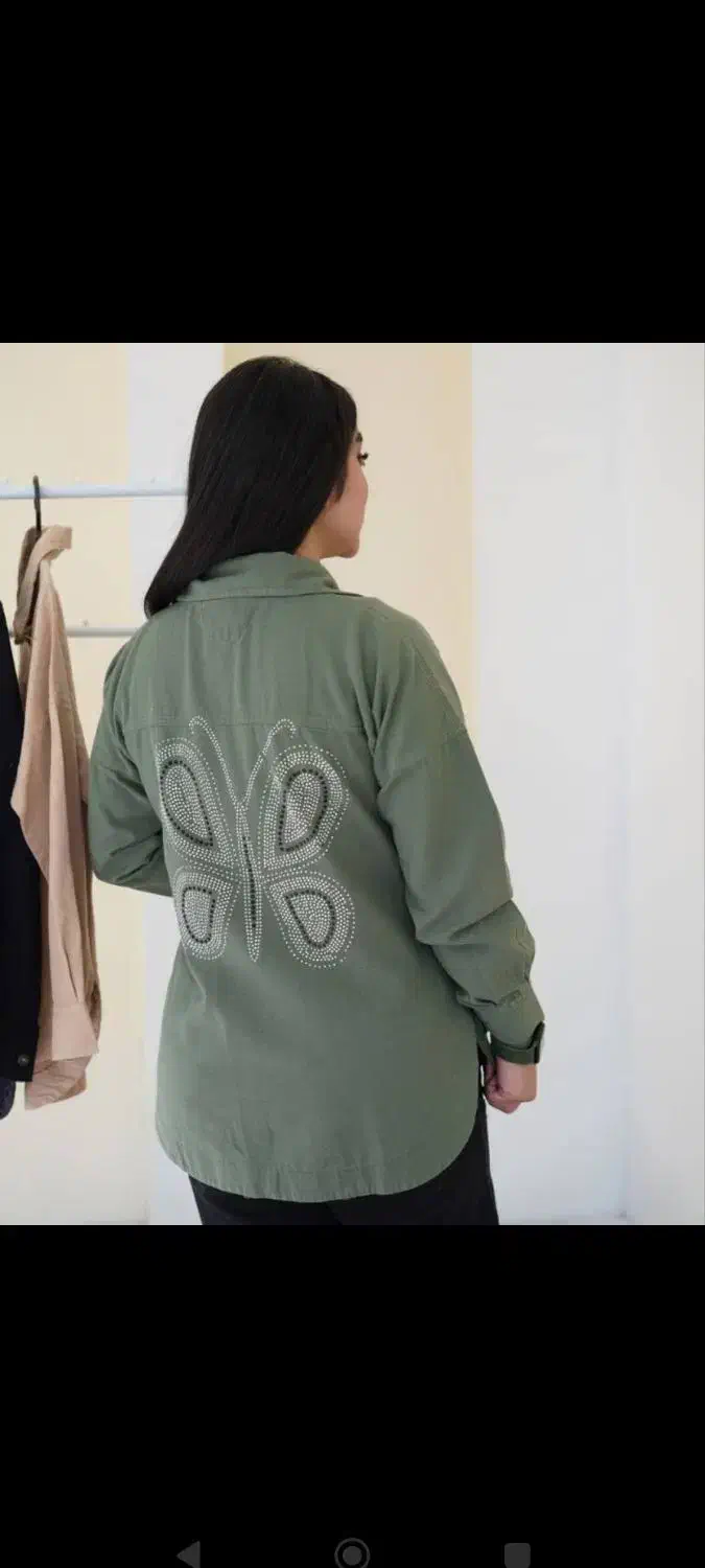 شومیز مانتویی کتان نگین دار|لباس|صدرا-فارس, فاز ۱|دیوار