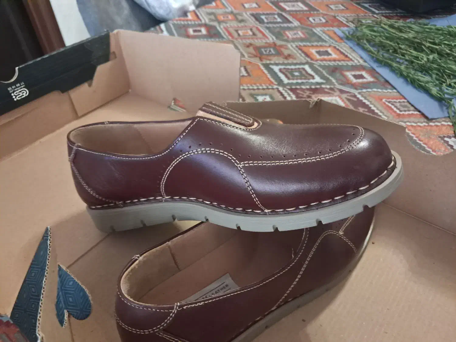 کفش نو چرم،سایز پا 37|کیف، کفش، کمربند|شاهینشهر, عطار|دیوار