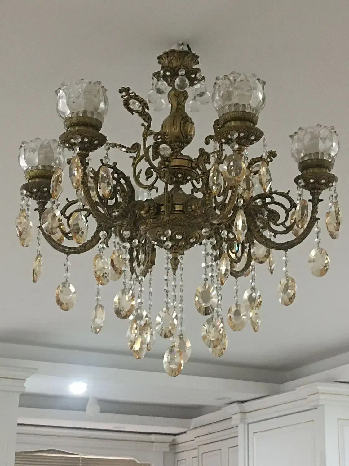 لوستربرنجی|لوستر و چراغ آویز|تربت‌حیدریه, قائم|دیوار