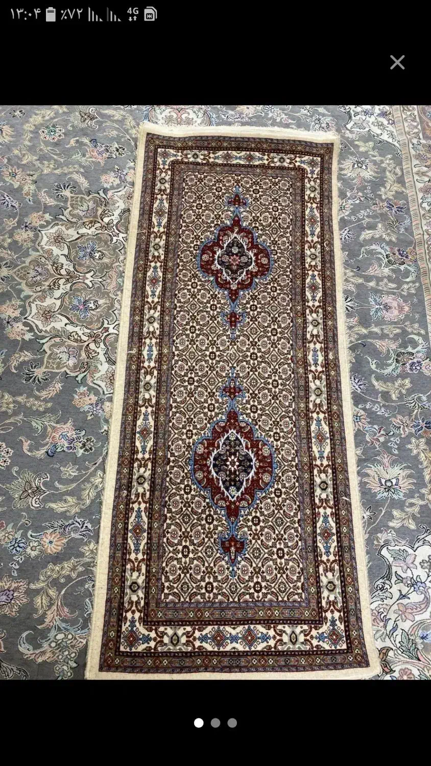 قالی دستبافت (فرش دستبافت ریزماهی بیرجند)|فرش|مشهد, خرمشهر|دیوار