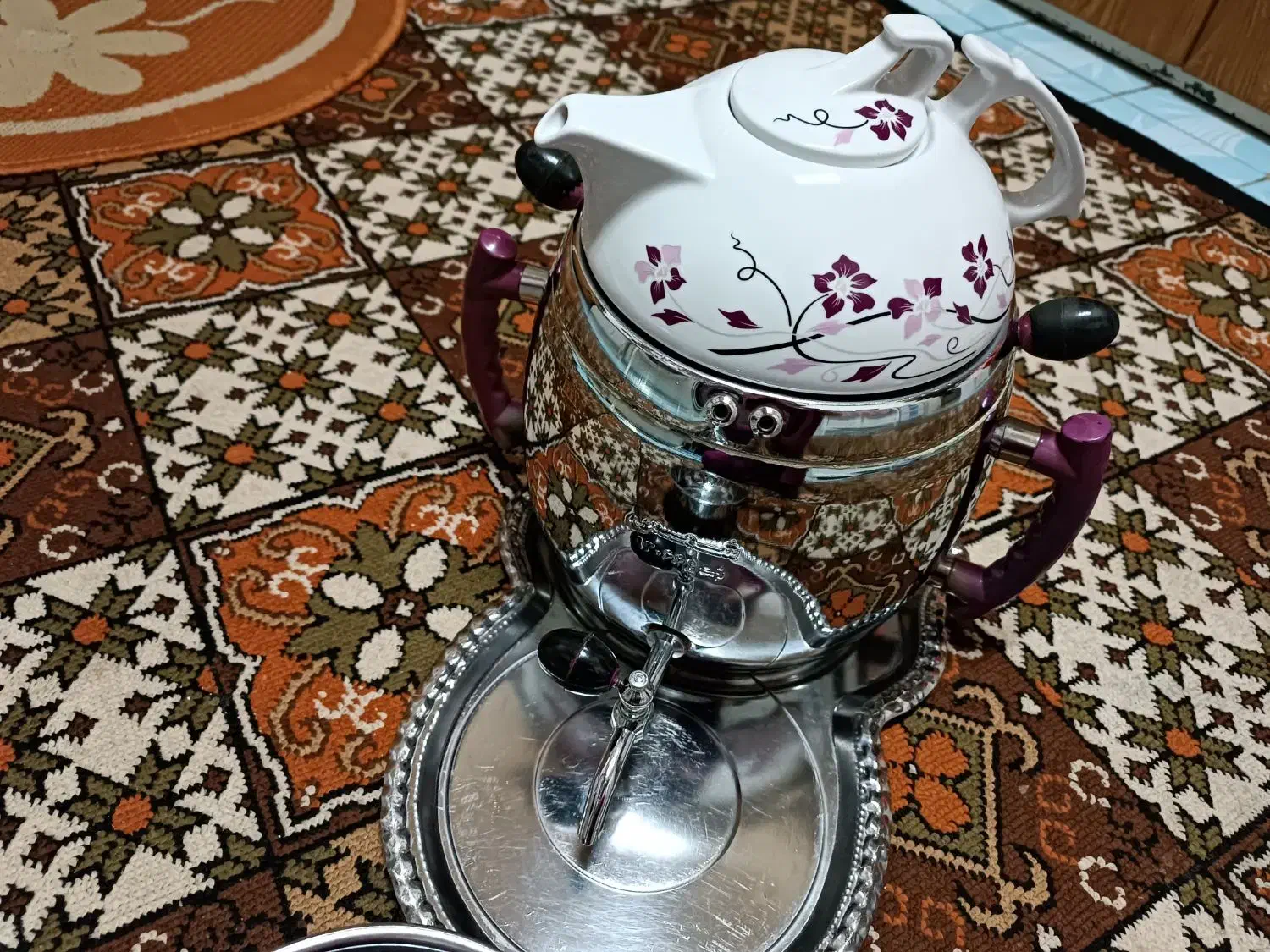 سماورگازی|سماور، چای‌ساز، قهوه‌ساز|فولادشهر, فولادشهر|دیوار