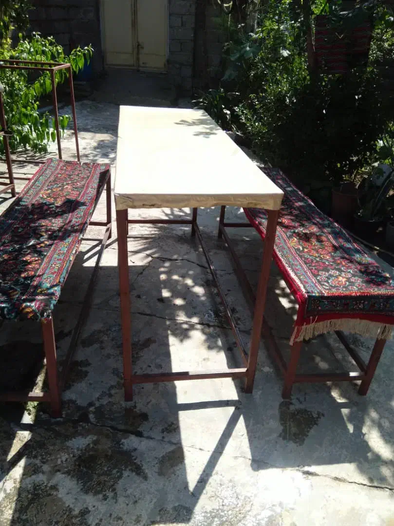 میز صندلی آهنی غذاخوری|میز و صندلی غذاخوری|رودسر, |دیوار