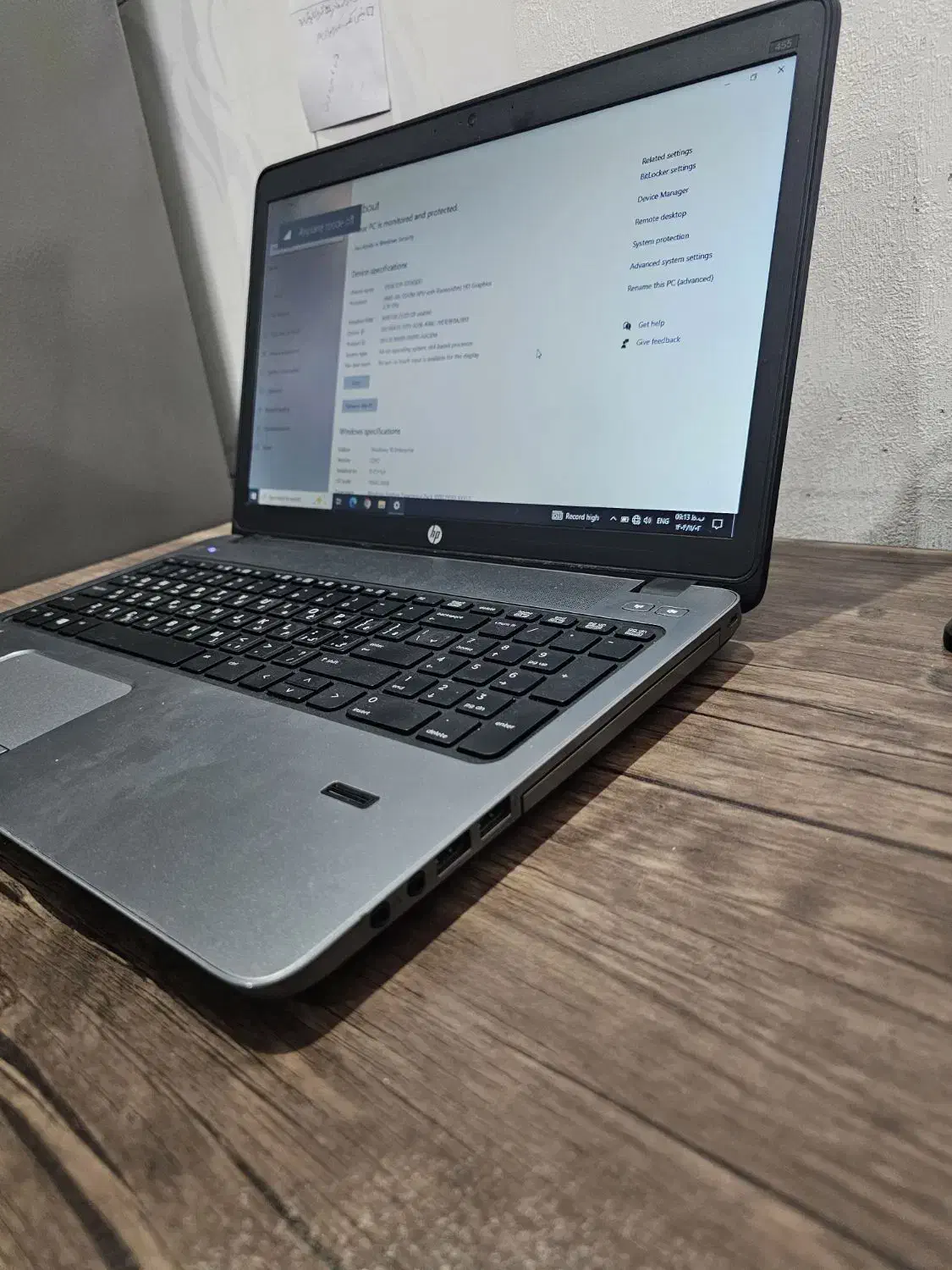 لپتاپ hp مدل 455|رایانه همراه|تهران, نعمتآباد|دیوار