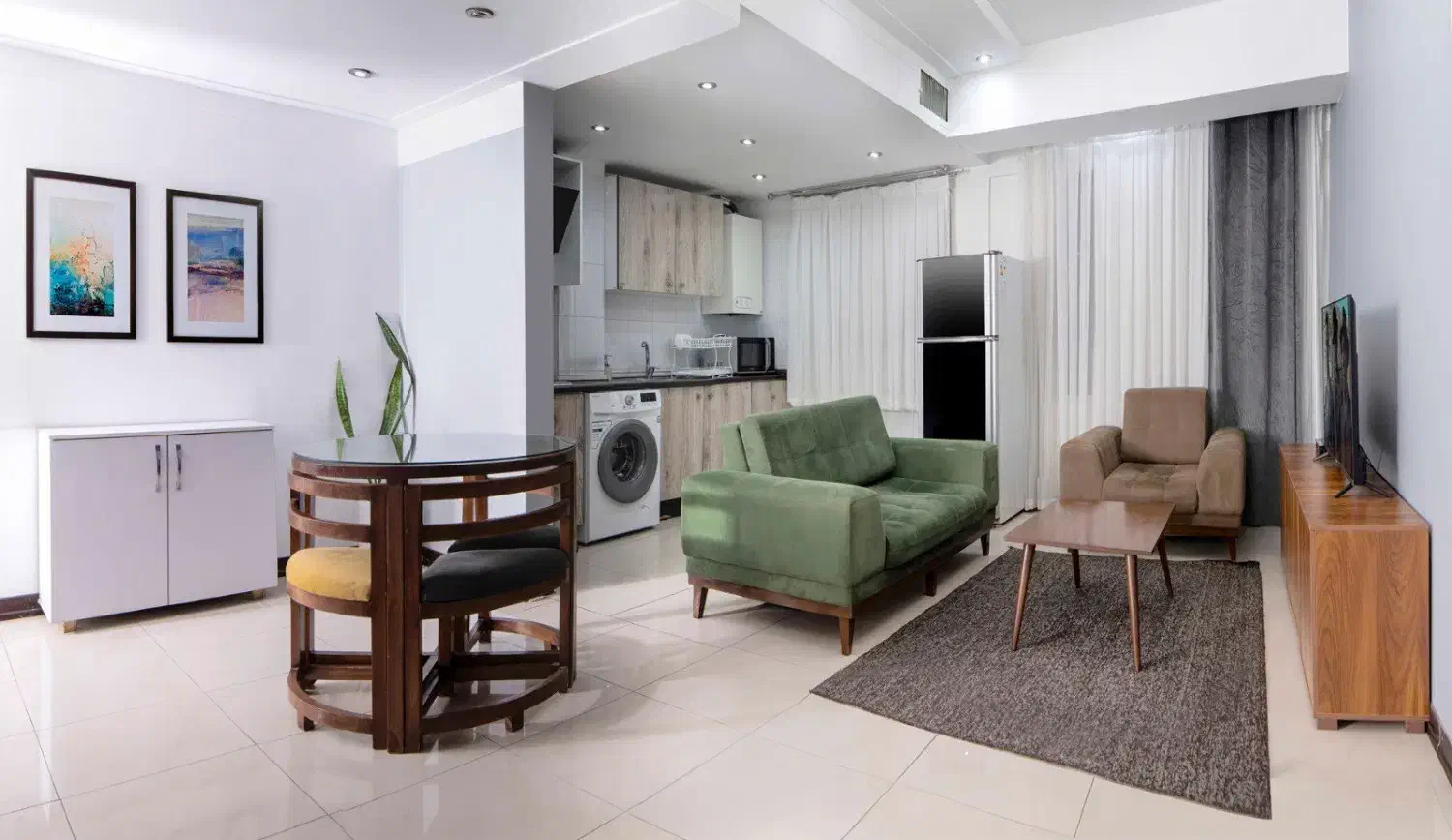 مبله جمهوری بسیار تمیز|اجارهٔ کوتاهمدت آپارتمان و سوئیت|تهران, شیخ هادی|دیوار